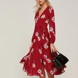 Reformation Chelsea Wrap Dress